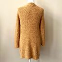 Love Tree - Popcorn Textured Long Sweater Cardigan - Caramel - Size Large Photo 3