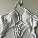 Fabletics NWOT  Halah one piece white xl strappy Monokini Photo 3