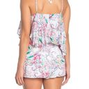 l*space L*  White Floral Seaside Halter Romper medium  Photo 1