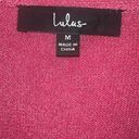 Lulus Wrap Pink Sweater Dress NWT Photo 3