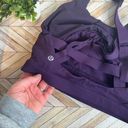 Lululemon  | women dark purple athletic sports bra unpadded Photo 2