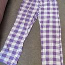 Just Love Women’s Purple Plaid Pajama Lounge Pants Sleepwear Photo 1