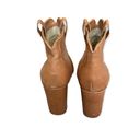 Neiman Marcus Genuine Leather Tan  Collection Ankle Boots Photo 2