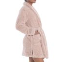 Lounge Nwt Natori Blush Rose Fuzzy Plush  Wrap Cardigan Photo 2