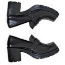 Vintage 90s Y2K Jazberry Chunky Platform Bratz Square Toe Loafers Sz 9 Photo 8