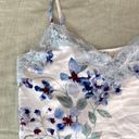 In Bloom NWOT  By Jonquil Satin And Lace Floral Pajama Tank Sz Small Photo 1