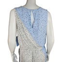 London Times  Womens Sleeveless Jewel Neck Midi Dainty Dress Sz 12 Blue Dots Photo 12