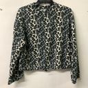 Abound  Womens Multicolor Animal Print Cozy Fleece Pullover Sweatshirt Photo 1