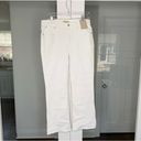 Madewell NWT  Kick Out Crop Jeans Pure White Photo 1