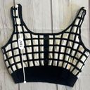 West of Melrose  Plaid Love Women’s Crop Tank Black & White Women’s Large Photo 6