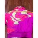 Vibrant Vintage 80s Snuggler Seattle Skiwear Neon Ski Jacket  Pink Medium RARE Photo 12