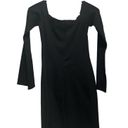 Alexis  Sterre Off Shoulder High Slit Bell Sleeve
Mini Dress, Excellent Condition Photo 0