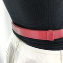 Ellen Tracy  (M/L) Adjustable Red Vegan Leather Diamond Crystal Studded Belt NWT Photo 28