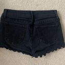 Hollister Short Short Low Rise Ripped Jean Shorts Photo 1