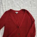 Old Navy burgundy low v neck cardigan Photo 3