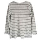 J.Jill  Gray Ribbed Long Sleeve Size Small Photo 1