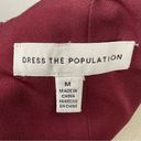 Dress the Population  Dana Dress Bodycon Sheath Burgundy Cocktail Sz Med New Photo 6