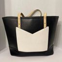 Anne Klein  Extra Large Black & White Tote Photo 0