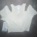 Lululemon NWT  Shoulder Cut-Out Yoga T-Shirt Size 6 Photo 4