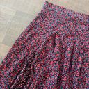 ZARA  floral print double slit midi skirt Photo 2