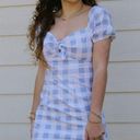 City Triangles Blue Gingham Dress Photo 1