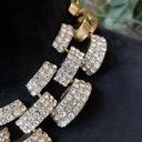 H.I.P. Womens Fashion Clear Crystal Hop Gold Tone Chunky Chain Necklace Jewelry Photo 3