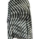 Oscar de la Renta  VINTAGE Gauze Scarf Shawl Pareo Black White 64 x 44 EUC Photo 1