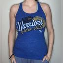 Adidas  Golden State Warriors Heathered Blue Tank Top Size Medium Photo 0