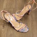 mix no. 6  Pink Purple Square Toe Aliciana Tye Dye Heels 6 Photo 9