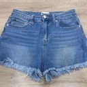 Abound  Womens 27 Fray Hemmed Sustainable Denim Shorts Cut Off Medium Wash Photo 0