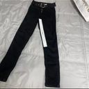 Topshop W25L30 Belted Black Zipper Skinny Jeans Jeggings Ankle Crop Photo 8