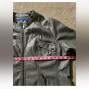 Apt. 9  Women’s Full Zip Faux Leather Moto Gray Jacket Sz 2XL Photo 5