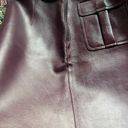 Genuine leather Skirt (purple) Purple Size 4 Photo 2