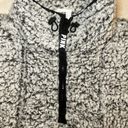 PINK - Victoria's Secret Victoria’s Secret PINK Women’s Pullover 1/4 Zip Gray Sherpa Jacket Size Small Photo 1