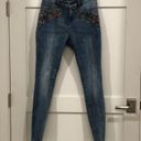 New York & Co. Floral Skinny Jeans Photo 0
