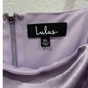 Lulus Lilac Satin Mini Dress Photo 1