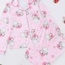 Super sweet pink Silky Santa Pajamas Size M Photo 0