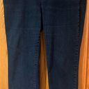 Eileen Fisher  Organic Cotton Straight Leg Ankle Blue Denim Stretch Jeans Size 16 Photo 2