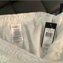 BCBGMAXAZRIA New  White Lace High Mid Waisted Shorts Photo 4