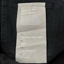 Everlane  The Way-High Straight Leg Raw Hem Jeans Coal Black Size 27 Long Photo 10