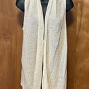 CAbi  #717 Medium Linen Blend Open Sleeveless Cardigan Vest Sweater Photo 0