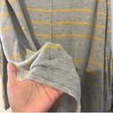 Lululemon Twist & Wrap Pop Stripe Heathered Light Grey and yellow sweater Photo 7