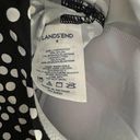 Lands'End Women's  Tankini, Black Scattered Dot Size 8 Photo 64