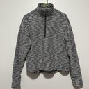 Sweaty Betty  Rest Up Half Zip Striped Pullover Size 8 Photo 2