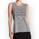 Lovers + Friends new  ᯾ No One in Particular Muscle Tee Tank Top ᯾ Heather Grey ᯾ Photo 13