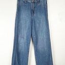 Gap  Medium Wash Sky High Wide Leg Denim Jeans, Size 8 Tall Photo 0