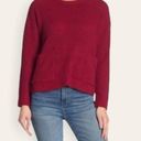 MELLODAY  Red Knit Fall Winter Pocket Oversized Sweater X-Small Photo 10