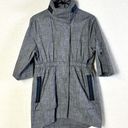 Ali Ro  Grey Full Zip w/Snaps Elastic Waist Hooded Anorak Jacket Size 6 Photo 1