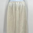 Vanity Fair Vintage  Slip 100% Nylon Midi Length Off White Slit Made in USA Photo 0