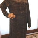 Kensie  long sleeve black & grey Maxie  dress Photo 5